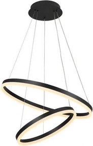 LED regulowany żyrandol na linkach LED/70W/230V 3000-6500K + DO