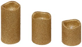 Zestaw świec LED w różnych rozmiarach, 3 sztuki