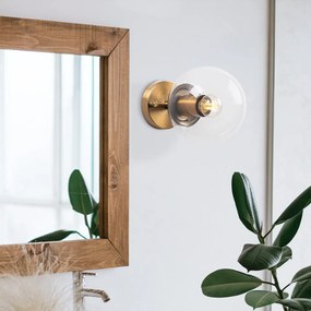 Kinkiet w kolorze brązu ø 15 cm Atmaca – Opviq lights