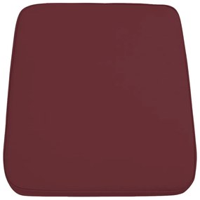 Poduszka na krzesło ogrodowe VIREON 44x45 cm, bordowy