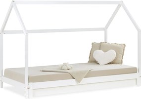 Łóżko dziecięce 90x200 cm białe