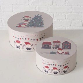 Zestaw dwóch puszek do przechowywania MONTI, Ø 16-20 cm