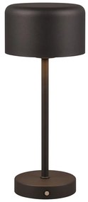 Lampa stołowa LED w kolorze matowej czerni ze ściemniaczem (wys. 30 cm) Jeff – Trio