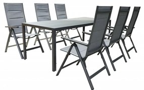 Stół ogrodowy Haggen, 150 x 90 x 74 cm, aluminium