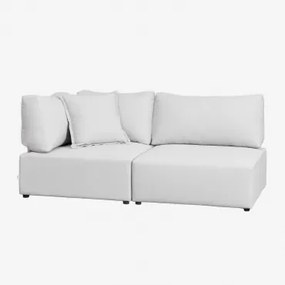 Modułowa Sofa Narożna 2-częściowa Kata Tkaniny Beżowy Krem - Sklum