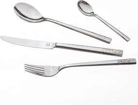 Sztućce Fiori Platinum dla 6 osób 24 części