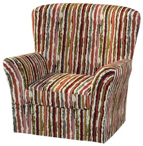 Pokrowiec na fotel Tomelilla wysoki z zakładkami