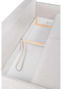 Beżowa rozkładana sofa z materiału bouclé 215 cm Patti – Bonami Selection