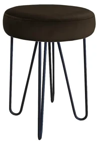 Taboret TORIN 2 MG VELVET brązowy ATOS