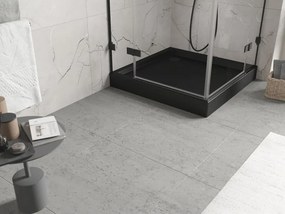 Mexen Flow+ brodzik kwadratowy 90 x 90 cm, czarny mat - 46S709090H