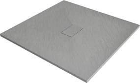 Mexen Hugo brodzik kwadratowy SMC 100 x 100 cm, szary - 42611010