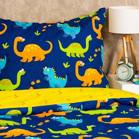 4Home Bawełniana pościel dziecięca Dino, 140 x 200 cm, 70 x 90 cm