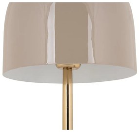 Kremowa lampa stołowa z metalowym kloszem (wysokość 50 cm) Manta – Leitmotiv