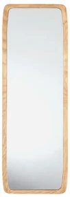 Lustro z drewnianą ramą ścienne 35x110 cm Bodo – Villa Collection