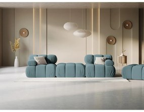 Morski aksamitny narożnik Bellis – Micadoni Home