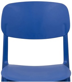Niebieskie plastikowe krzesło ogrodowe Hébé – Bonami Essentials