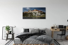 Obraz canvas na ścianę Wawel w Objęciach Wisły
