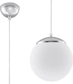 Szklana lampa wisząca kula 3X E822 L5-E82