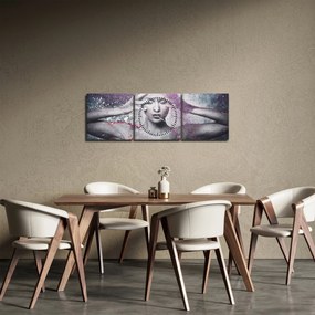 Obraz - Energia (z zegarem) (90x30 cm)