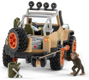 Schleich 42410 Samochód terenowy 4 x 4 z wyciągarką