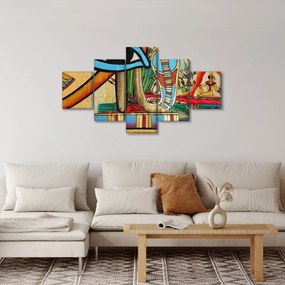 Obraz motywami egipskimi (125x70 cm)