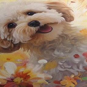 Obraz - Szczęśliwy pies (125x70 cm)