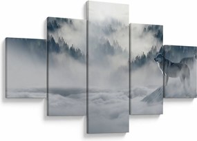 Obraz wilków (125x70 cm)