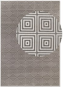 Dywan nowoczesny Perles Romby szaro-białe 200 cm x 280 cm