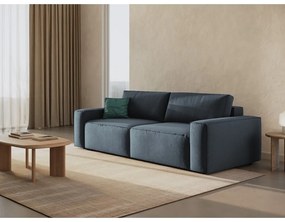 Niebieska rozkładana sofa 247 cm Jodie – Micadoni Home