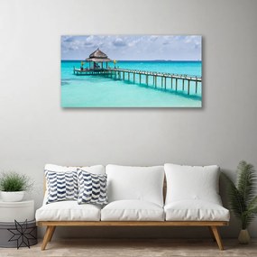Duży obraz na płótnie Most nad Morskim Brzegiem