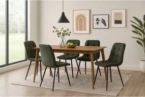 Zielone tapicerowane krzesła zestaw 2 szt. Moseby – Bonami Essentials