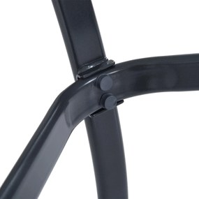 Outsunny Stół Ogrodowy Bistro z Szkła Hartowanego i Metalu Czarny Kwadratowy 68 5x68 5x84 cm Elegancki | Aosom PL