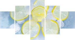 Obraz cytryn w lodzie (125x70 cm)