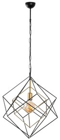 Czarna lampa wisząca z metalowym kloszem ø 51 cm Till – Opviq lights