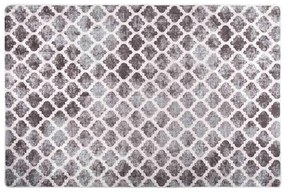 Biało-szary nowoczesny dywan 80x150 W4-H72