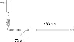 Smart LED strip 3m RGBW