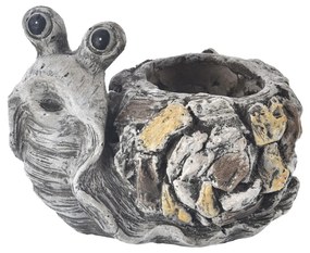 InDecor Ceramiczna osłonka na doniczkę ślimak Ebi,30 x 23 x 23 cm