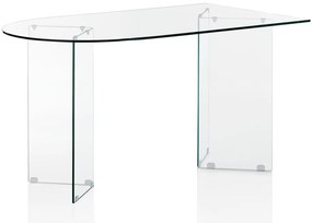 Szklany stół 80x130 cm Kaya – Tomasucci