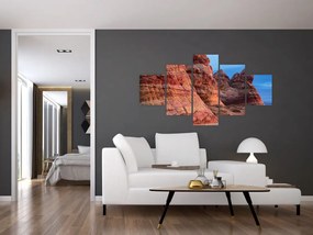 Obraz - Fale klifowe (125x70 cm)
