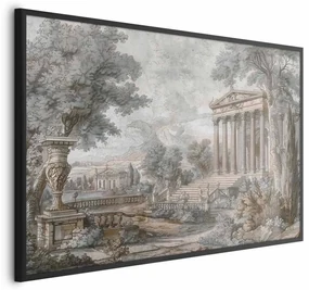 Plakat Świątynia na wzgórzu 30x21 cm z ramą czarną bez marginesu ARTGEIST B