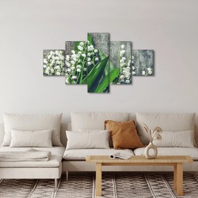 Obraz konwalii (125x70 cm)