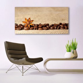 Zdjęcie na płótnie Kawa Ziarnista w Detalu