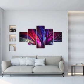 Abstrakcyjny obraz drzewa (125x70 cm)