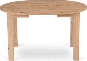 Stół Okrągły Rozkładany HARRY 92-132 cm Dąb Artisan Skandynawski
