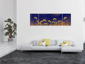 Obraz - Dmuchawce (170x50 cm)