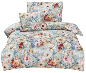 Pościel jednoosobowa z mikrosatyny 3-częściowa 140x200 cm Rachel – My House