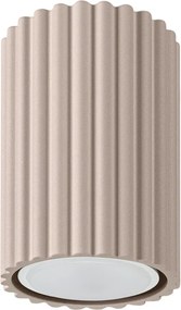 Szarobrązowa metalowa lampa punktowa ø 6,5 cm Gleam – Sollux