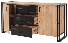 Komoda Cosmo Atlantic Pine and Black