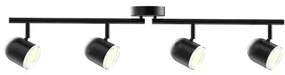 LED Oświetlenie punktowe RAWI 4xLED/4,2W/230V czarne