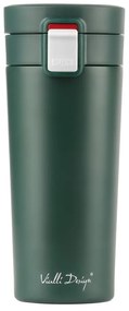 Zielony podróżny kubek termiczny Vialli Design Fuori, 400 ml